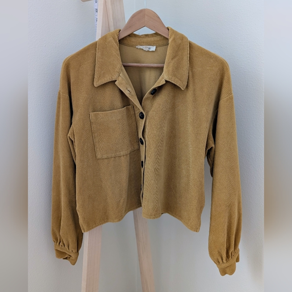 Madewell Tan Button Down Shirt